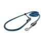 Preview: EASYLONG Hundeleine - L - 4m - blau und schwarz im Zickzack